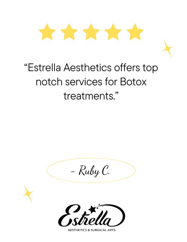 Estrella Aesthetics offers top notch services for Botox treatments.